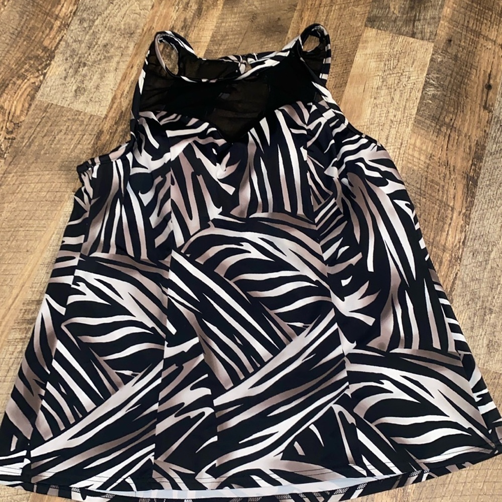 Trim shaped like new Tankini swimsuit top